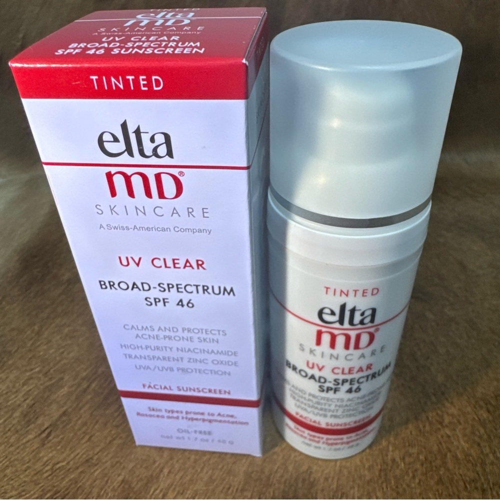 Elta MD UV Clear TINTED Broad-Spectrum Facial Sunscreen SPF 46 1.7 Oz New - Picture 7 of 16